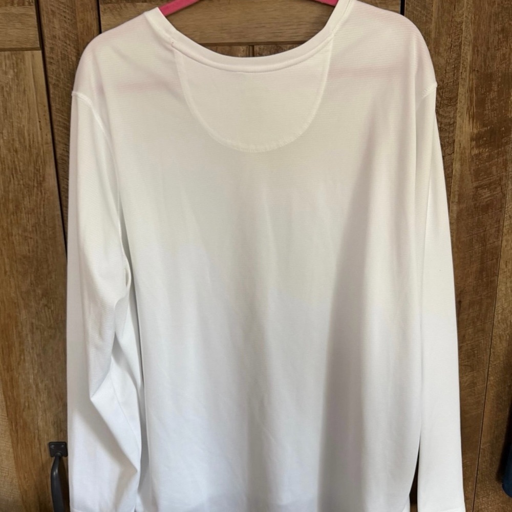 Reel Legends Pure White Long Sleeve Tee - Picture 6 of 6
